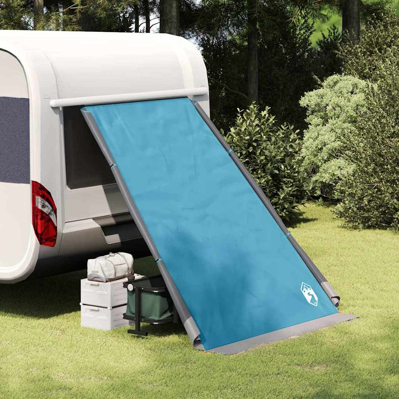 Load image into Gallery viewer, Vidaxl achterkleptent met dak blauw 190 x 150 x 185 cm taft