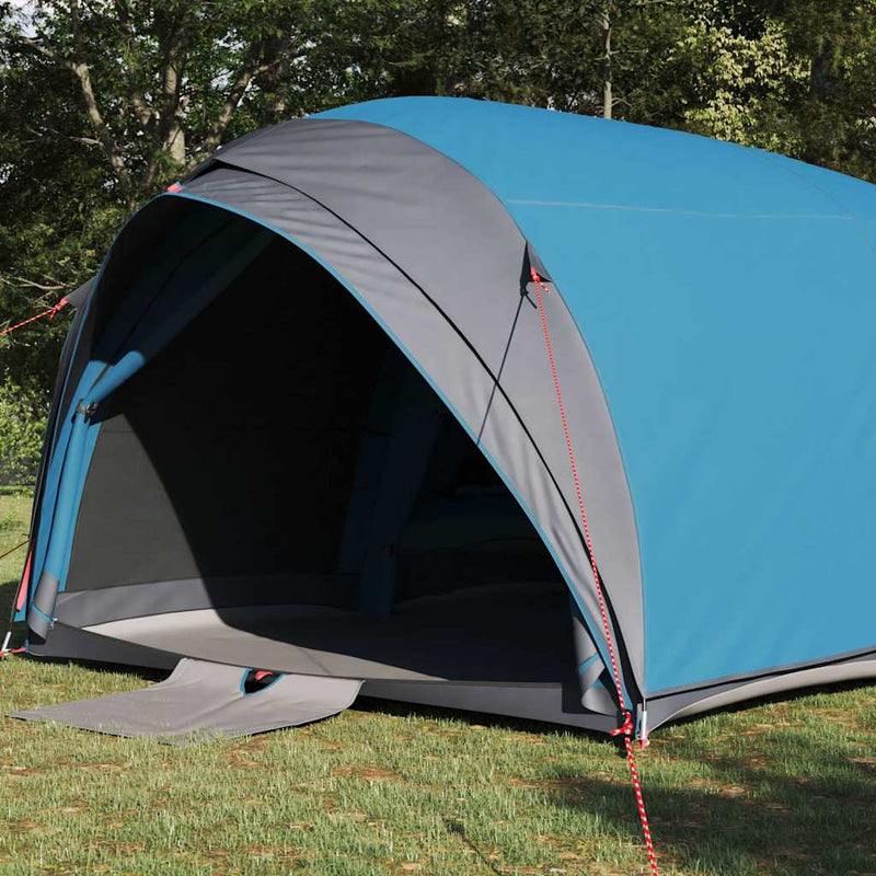 Load image into Gallery viewer, Vidaxl tunnel tent met dak met opslag blauw 410 x 285 x 198 cm taft