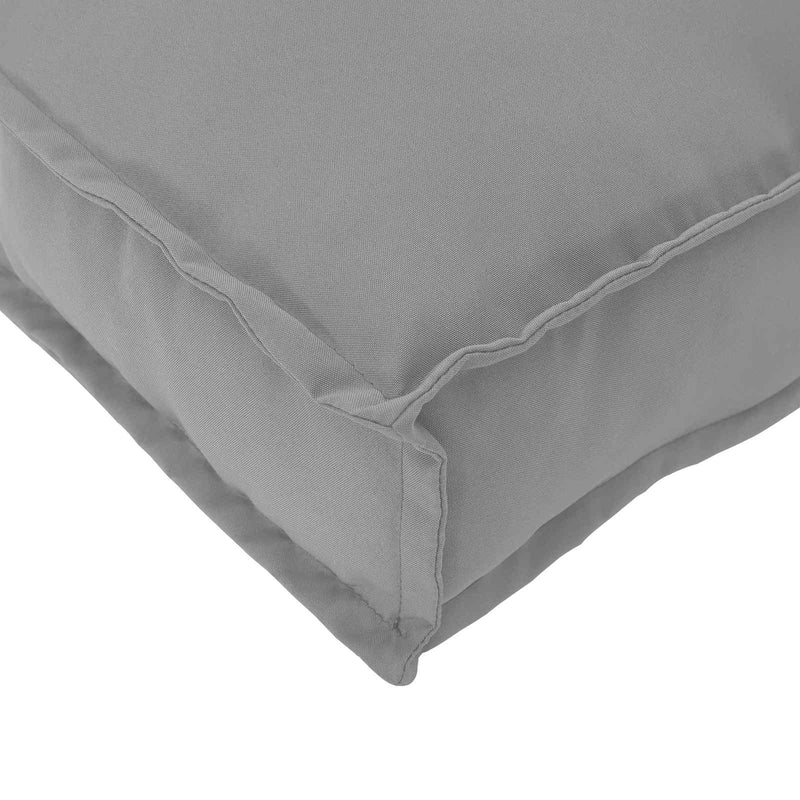 Load image into Gallery viewer, Vidaxl pallet kussen set 2 pcs grijs oxford stof