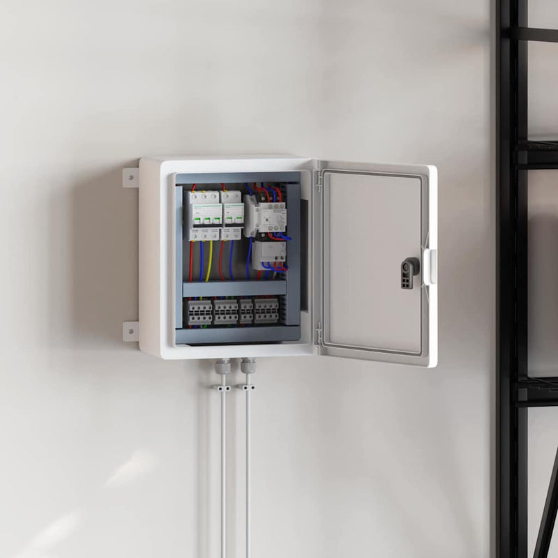 Load image into Gallery viewer, Vidaxl bedieningskast grijs 47 x 20 x 60 cm abs kunststof