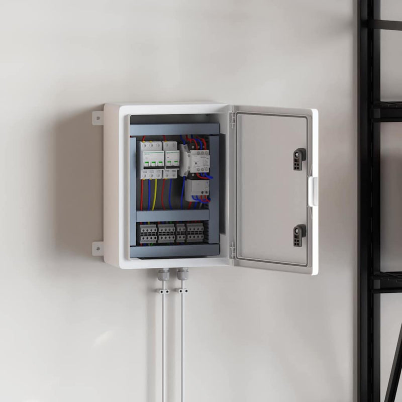 Load image into Gallery viewer, Vidaxl bedieningskast grijs 47 x 20 x 60 cm abs kunststof