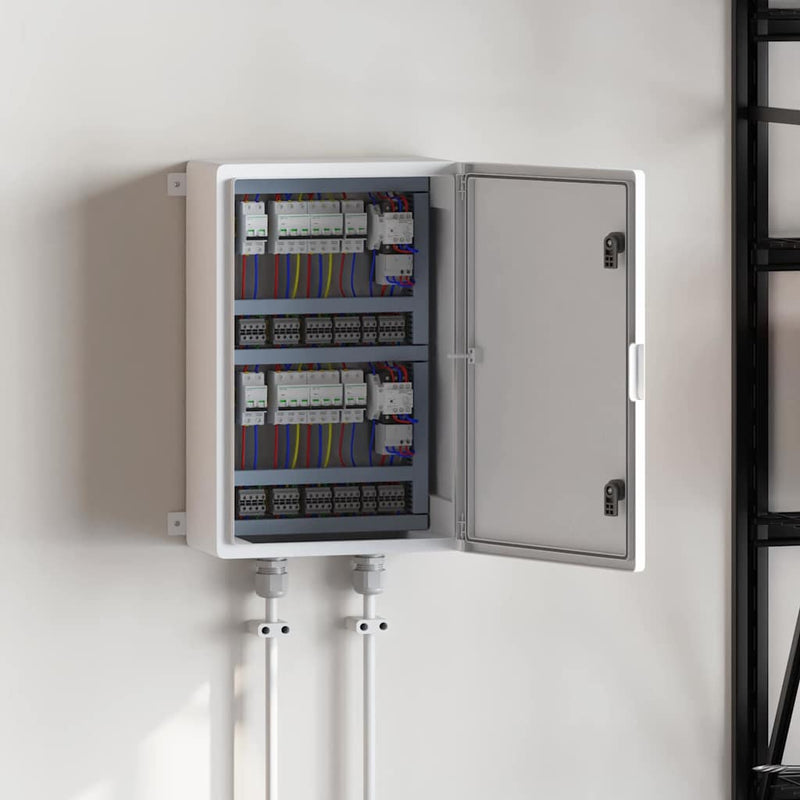 Load image into Gallery viewer, Vidaxl bedieningskast grijs 47 x 20 x 60 cm abs kunststof