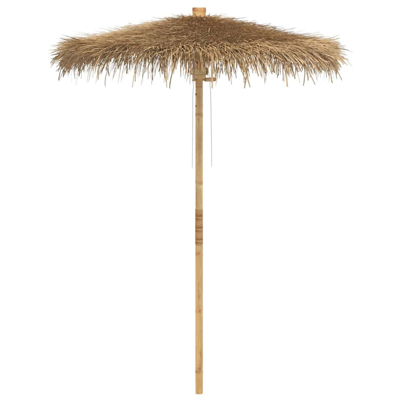 Load image into Gallery viewer, Vidaxl tiki paraplu met bananenblad luifel 180 cm bamboe