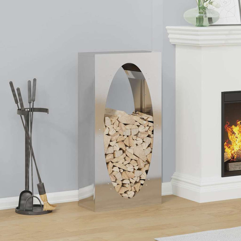 Load image into Gallery viewer, Vidaxl brandhoutrek 50x23x100 cm roestvrij staal