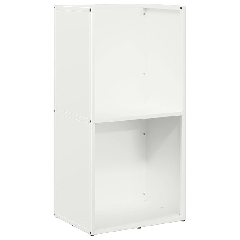 Load image into Gallery viewer, Vidaxl brandhoutrek 40x30x80 cm koudgewalst staal wit