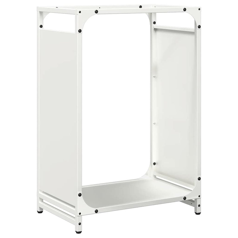 Load image into Gallery viewer, Vidaxl brandhoutrek 44x28x65 cm koudgewalst staal wit