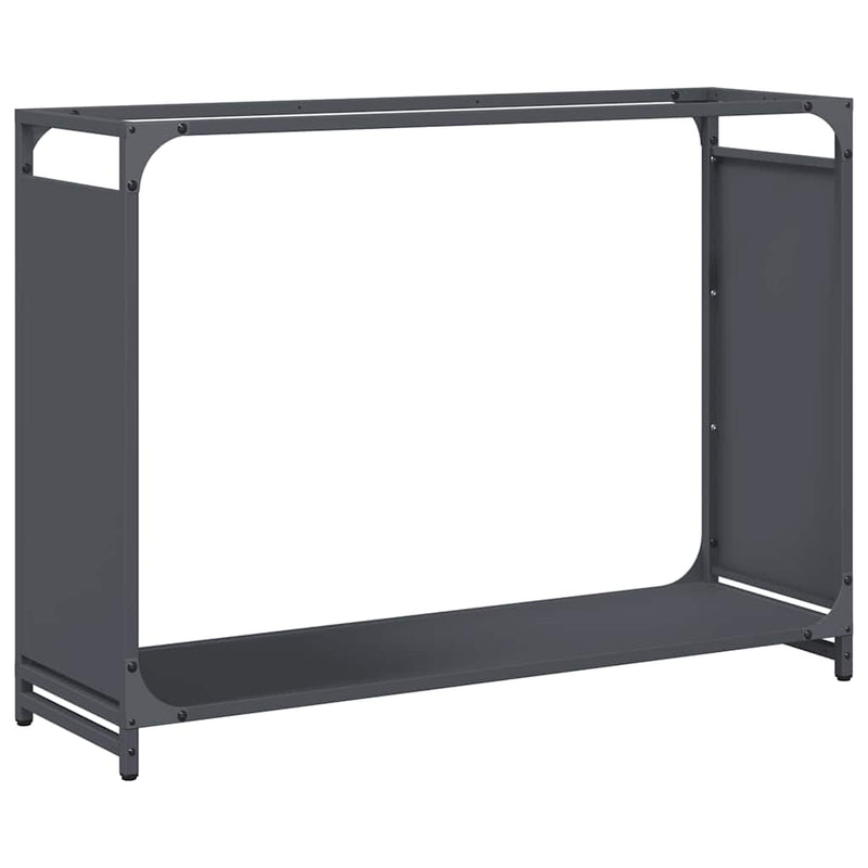 Load image into Gallery viewer, Vidaxl brandhoutrek 90x28x65 cm koudgewalst staal antracietkleurig