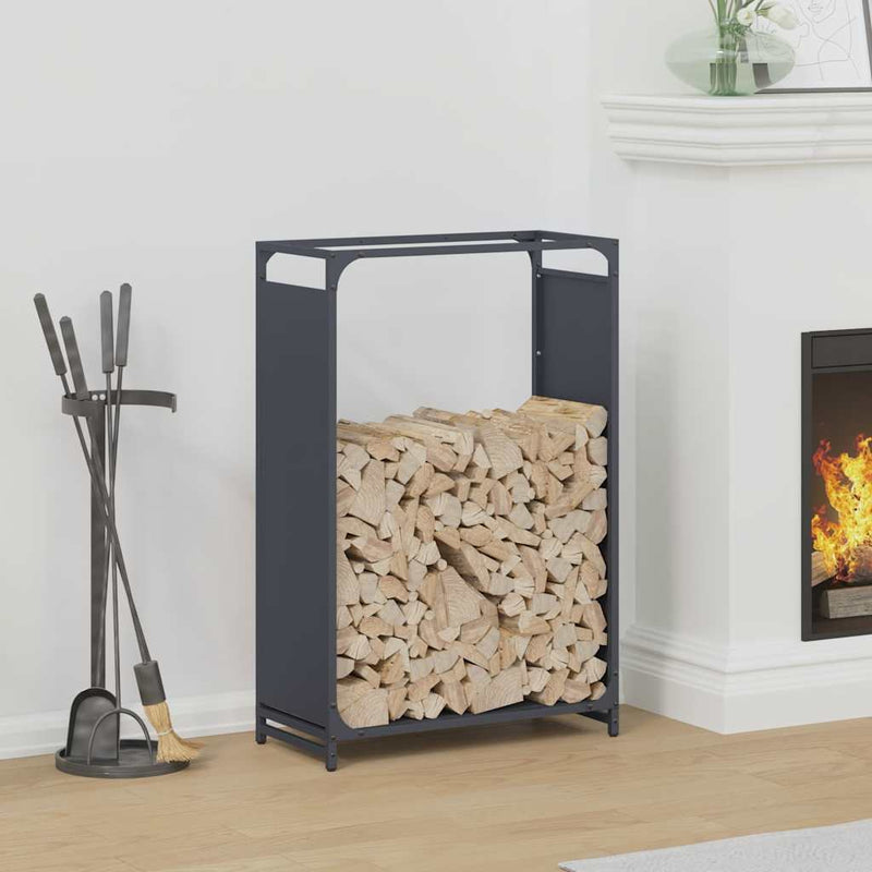 Load image into Gallery viewer, Vidaxl brandhoutrek 60x28x90 cm koudgewalst staal antraciet
