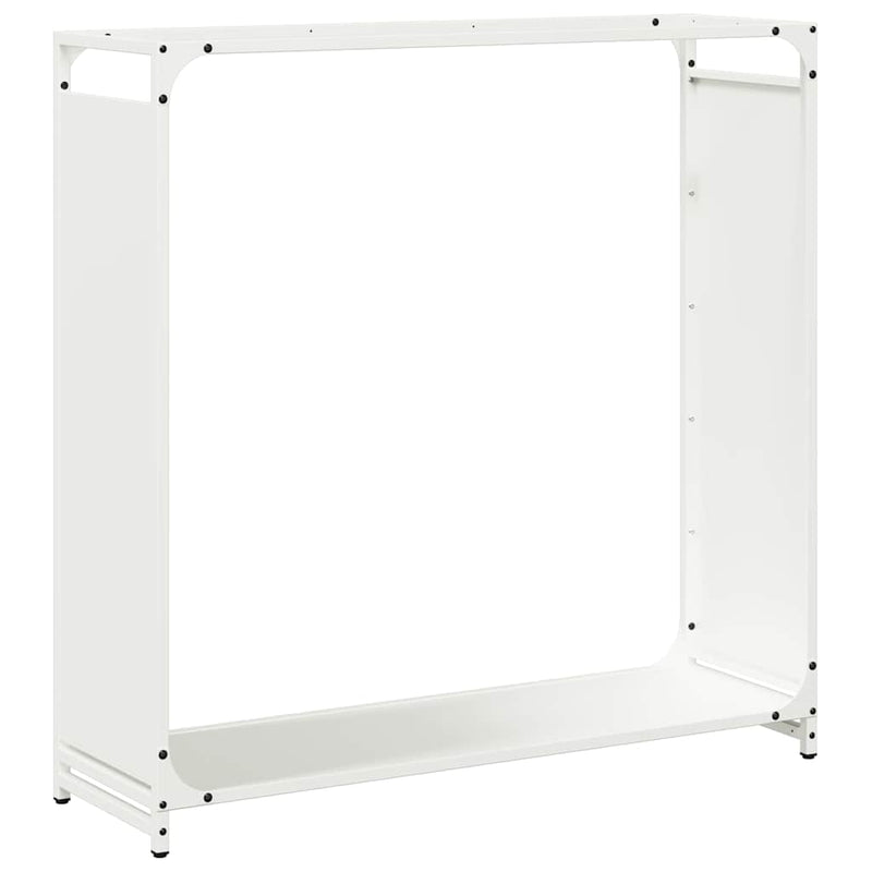 Load image into Gallery viewer, Vidaxl brandhoutrek 90x28x90 cm koudgewalst staal wit