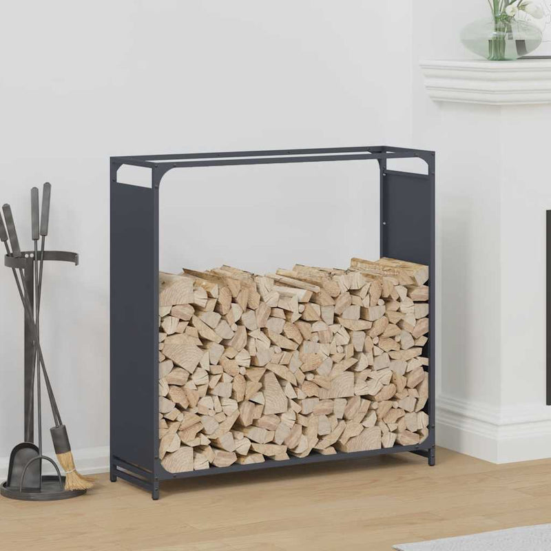 Load image into Gallery viewer, Vidaxl brandhoutrek 90x28x90 cm koudgewalst staal antracietkleurig