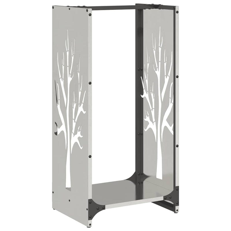 Load image into Gallery viewer, Vidaxl brandhoutrek 40x30x80 cm roestvrij staal