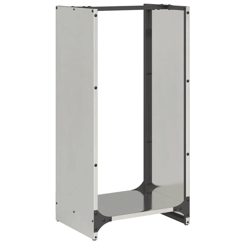 Load image into Gallery viewer, Vidaxl brandhoutrek 40x30x80 cm roestvrij staal