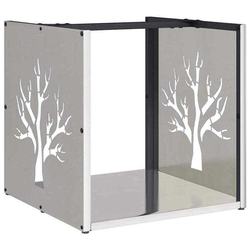 Load image into Gallery viewer, Vidaxl brandhoutrek 40x40x40 cm roestvrij staal