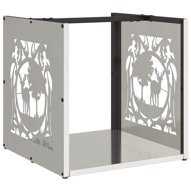 Load image into Gallery viewer, Vidaxl brandhoutrek 40x40x40 cm roestvrij staal