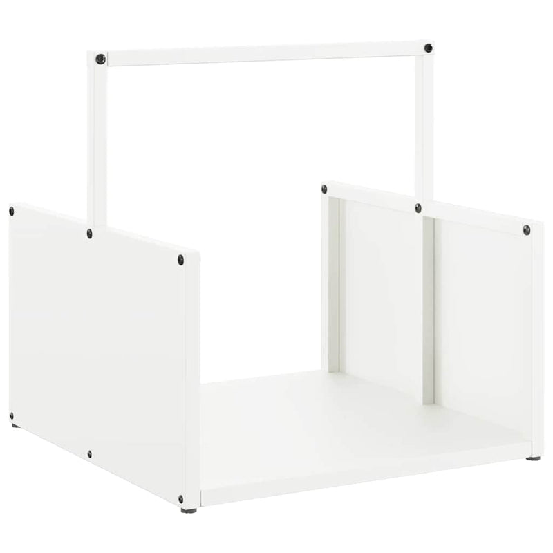 Load image into Gallery viewer, Vidaxl brandhoutrek 40x40x40 cm koudgewalst staal wit