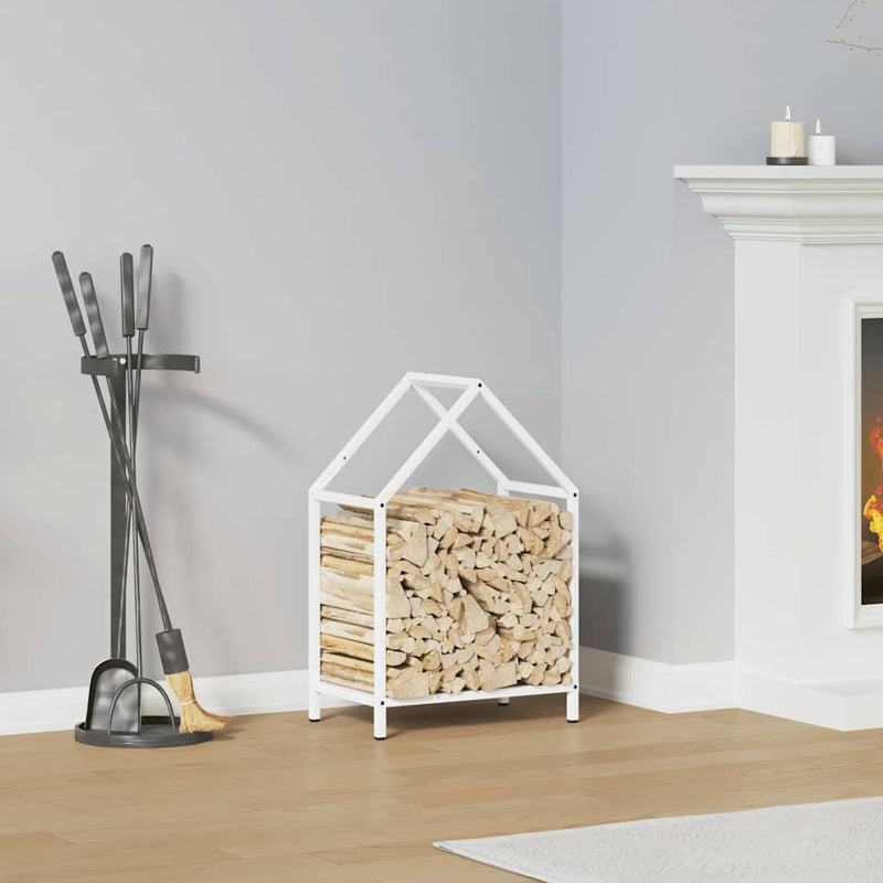 Load image into Gallery viewer, Vidaxl brandhoutrek 40x25x60 cm koudgewalst staal wit