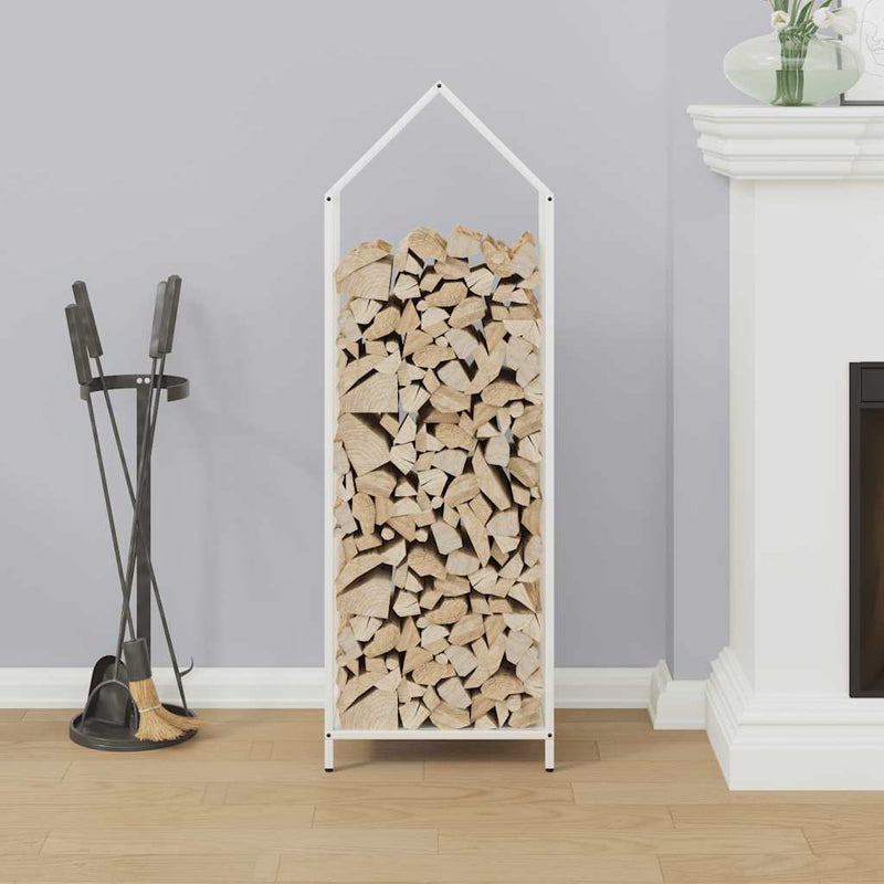 Load image into Gallery viewer, Vidaxl brandhoutrek 40x25x120 cm koudgewalst staal wit