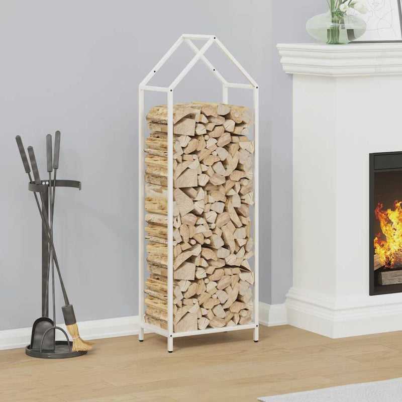 Load image into Gallery viewer, Vidaxl brandhoutrek 40x25x120 cm koudgewalst staal wit