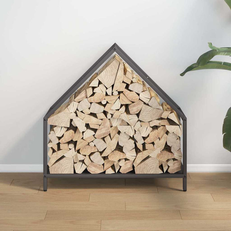 Load image into Gallery viewer, Vidaxl brandhoutrek 60x25x60 cm koudgewalst staal zwart