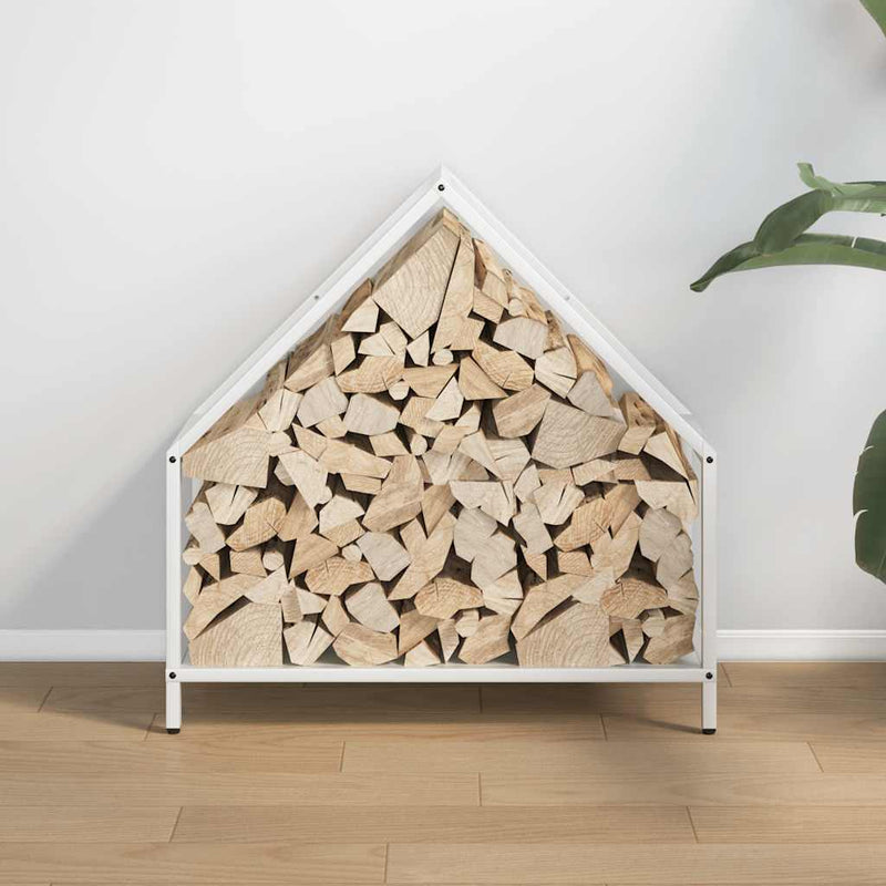 Load image into Gallery viewer, Vidaxl brandhoutrek 60x25x60 cm koudgewalst staal wit
