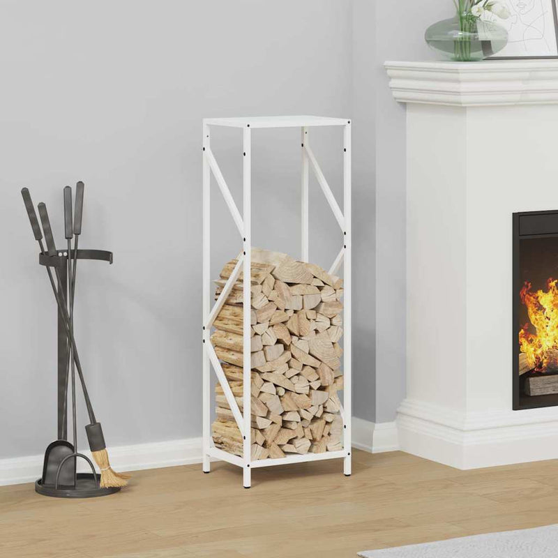 Load image into Gallery viewer, Vidaxl brandhoutrek 34x25x100 cm koudgewalst staal wit