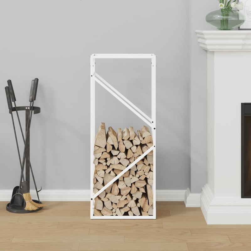 Load image into Gallery viewer, Vidaxl brandhoutrek 40x25x100 cm koudgewalst staal wit