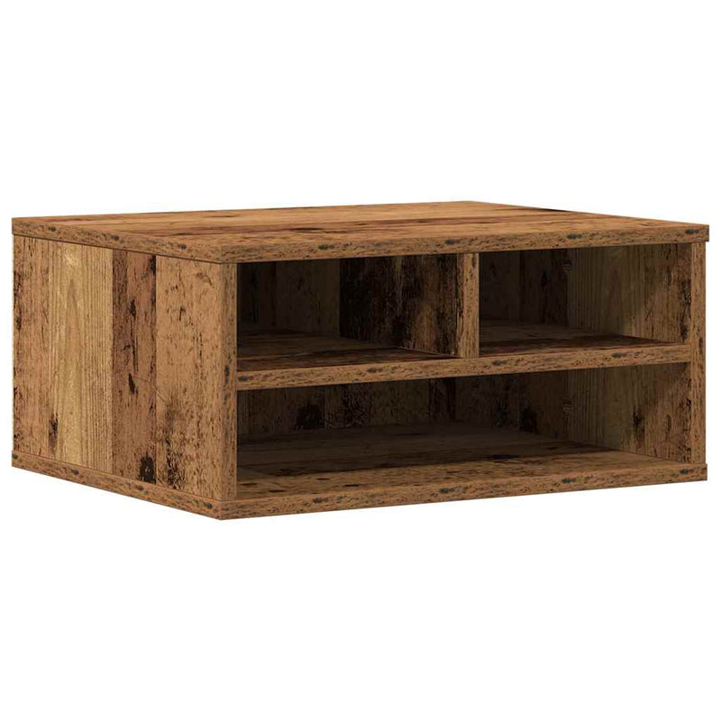 Load image into Gallery viewer, Vidaxl printerstand met opslag oudhout 49 x 40 x 22.5 cm bewerkt hout