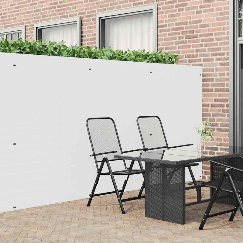 Load image into Gallery viewer, Vidaxl tuinhek dubbelzijdig wit 1,8x3 m pvc