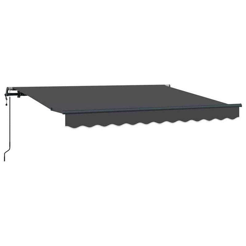 Load image into Gallery viewer, Vidaxl inklapbaar zonnescherm antraciet 250 x 200 cm stof
