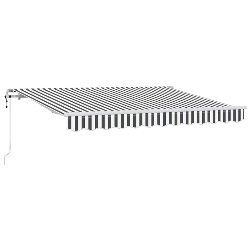 Load image into Gallery viewer, Vidaxl inklapbaar zonnescherm antraciet 350 x 200 cm stof