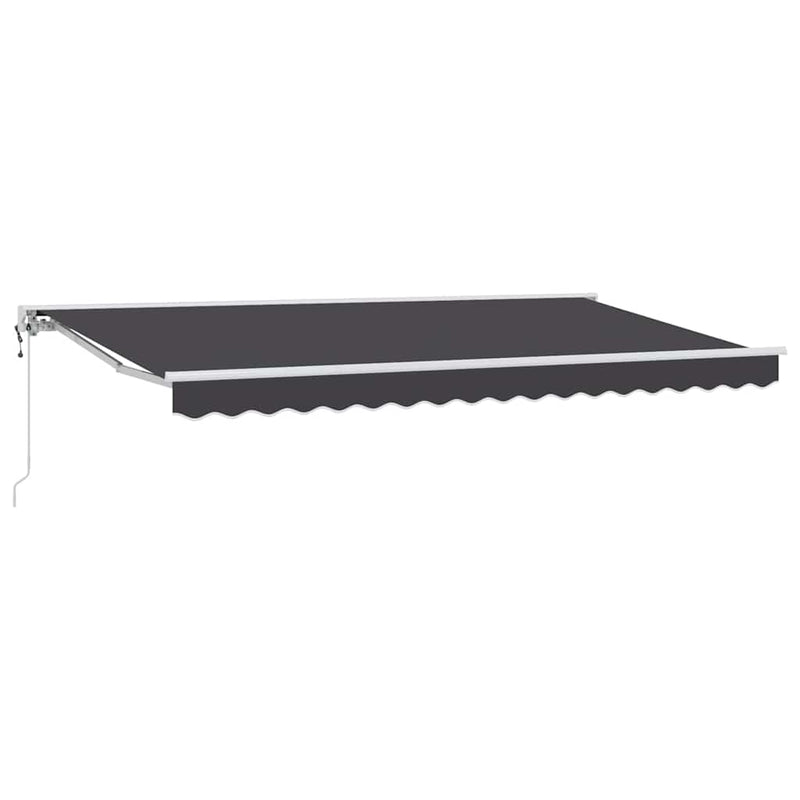 Load image into Gallery viewer, Vidaxl inklapbaar zonnescherm antraciet 400 x 200 cm