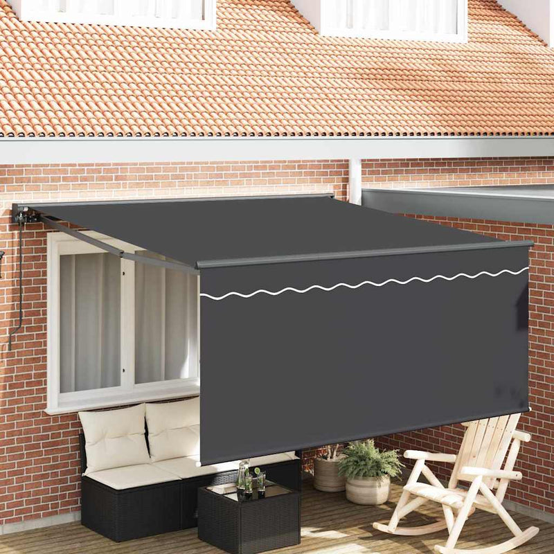 Load image into Gallery viewer, Vidaxl inklapbaar zonnescherm antraciet 300 x 250 cm