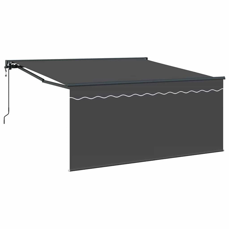 Load image into Gallery viewer, Vidaxl inklapbaar zonnescherm antraciet 300 x 250 cm