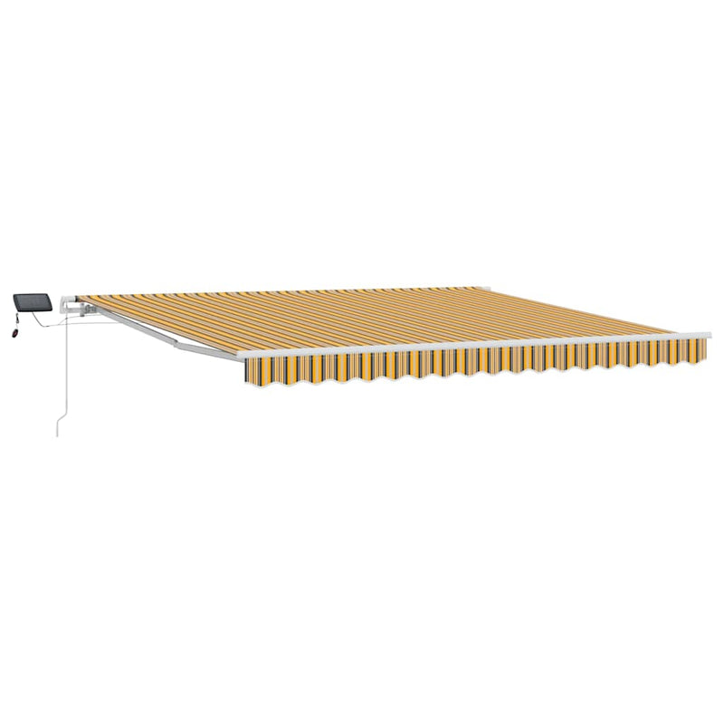 Load image into Gallery viewer, Vidaxl inklapbaar zonnescherm multikleur 400 × 300 cm stof en staal