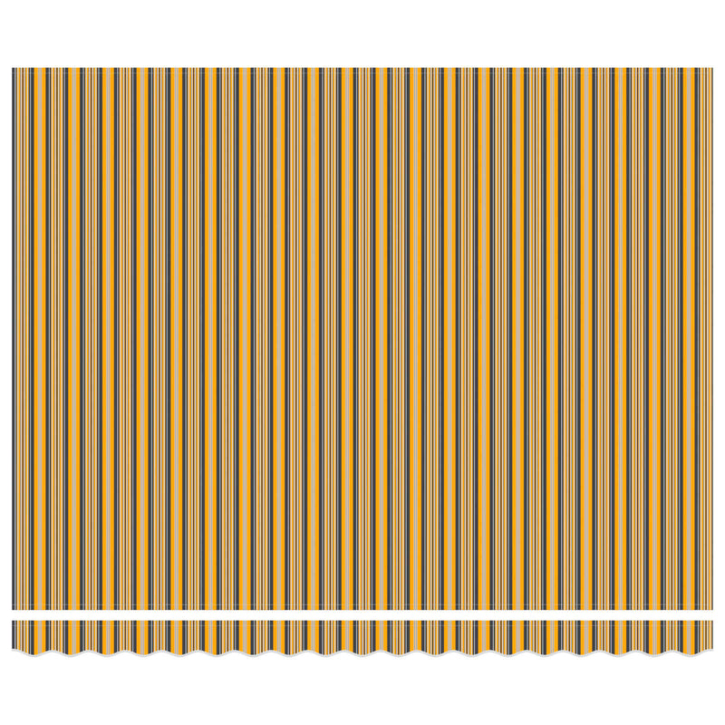 Load image into Gallery viewer, Vidaxl inklapbaar zonnescherm geel en grijs 400 × 300 cm