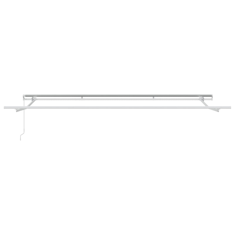 Load image into Gallery viewer, Vidaxl inklapbaar zonnescherm wit 400 × 300 cm polyester en aluminium