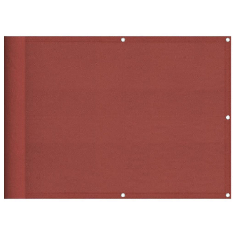 Load image into Gallery viewer, Vidaxl balkonscherm terracotta 75x800 cm 100% polyester oxford