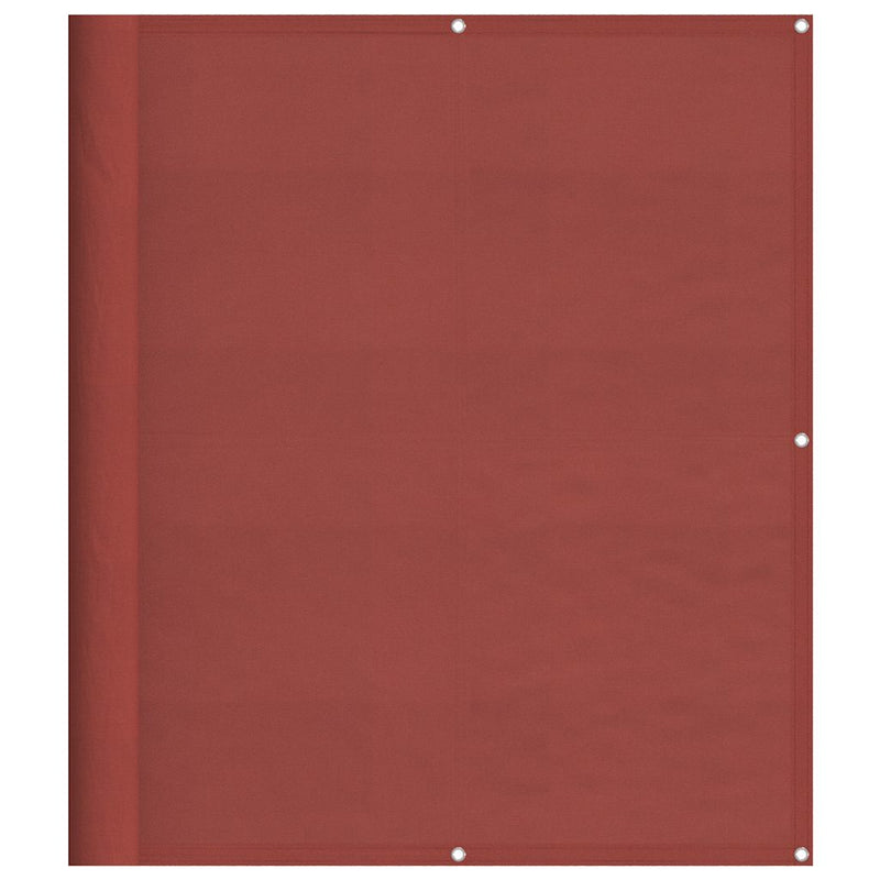 Load image into Gallery viewer, Vidaxl balkonscherm terracotta 120x1000 cm 100% polyester oxford