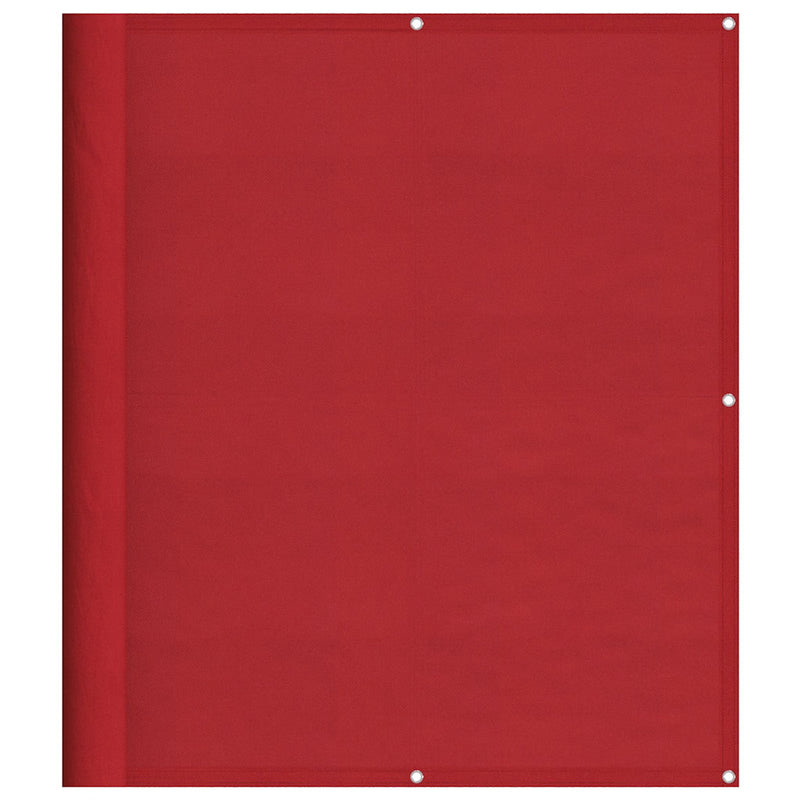 Load image into Gallery viewer, Vidaxl balkonscherm rood 120x800 cm 100% polyester oxford