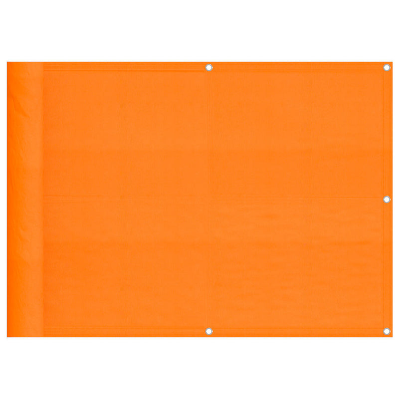 Load image into Gallery viewer, Vidaxl balkonscherm oranje 75x700 cm 100% polyester oxford