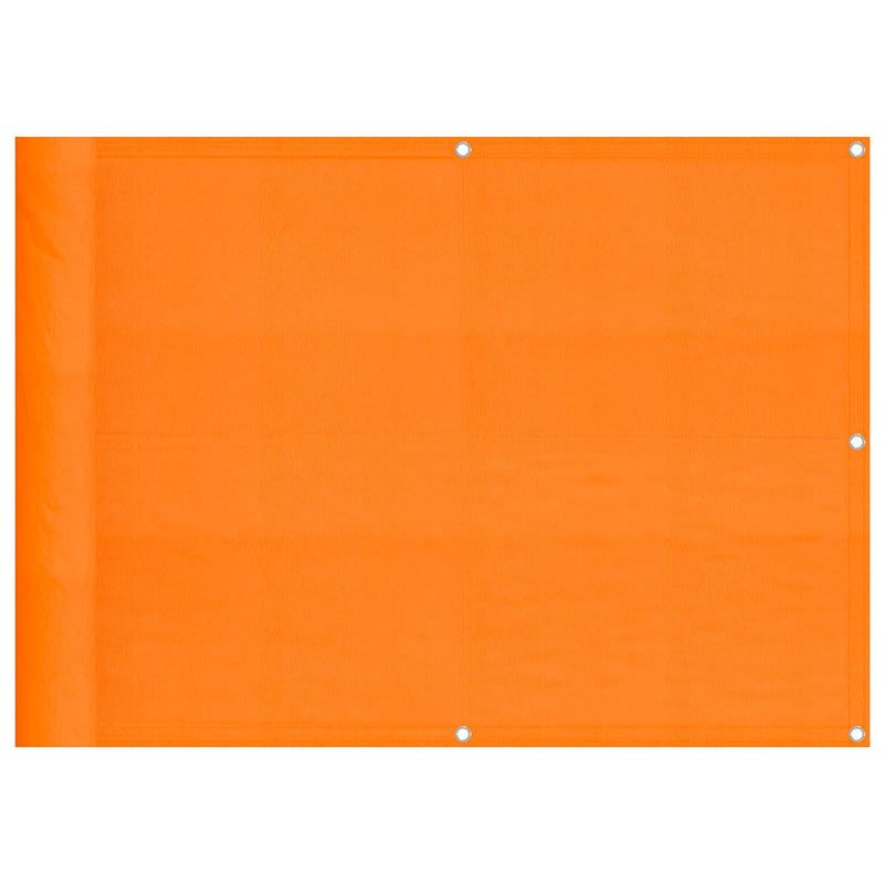 Load image into Gallery viewer, Vidaxl balkonscherm oranje 75x1000 cm 100% polyester oxford