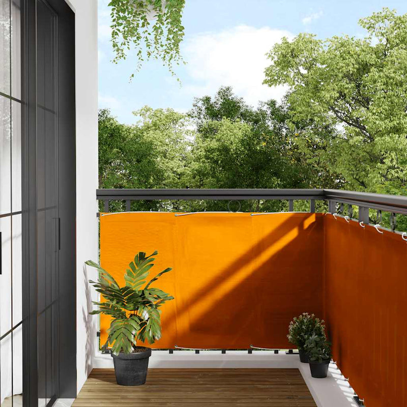 Load image into Gallery viewer, Vidaxl balkonscherm oranje 90x800 cm 100% polyester oxford