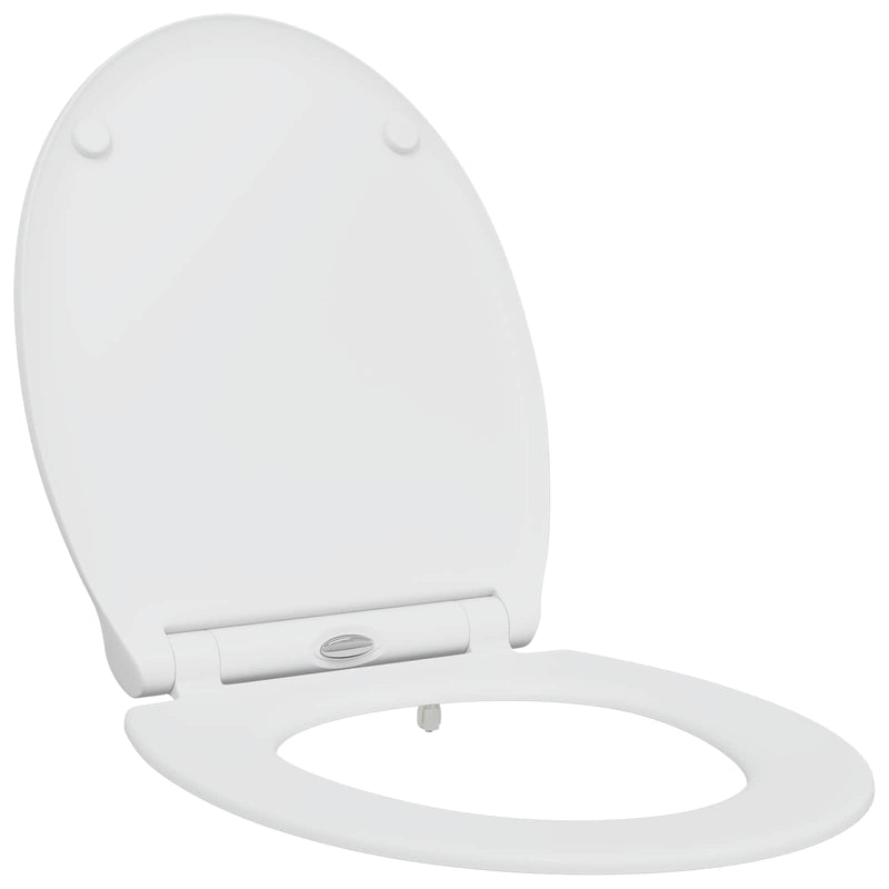 Load image into Gallery viewer, Vidaxl toiletzitting wit 47 x 37,5 x 3,8 cm duroplast
