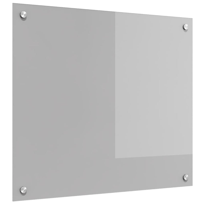Load image into Gallery viewer, Vidaxl keuken spatscherm lichtgrijs 70 x 60 cm gehard glas
