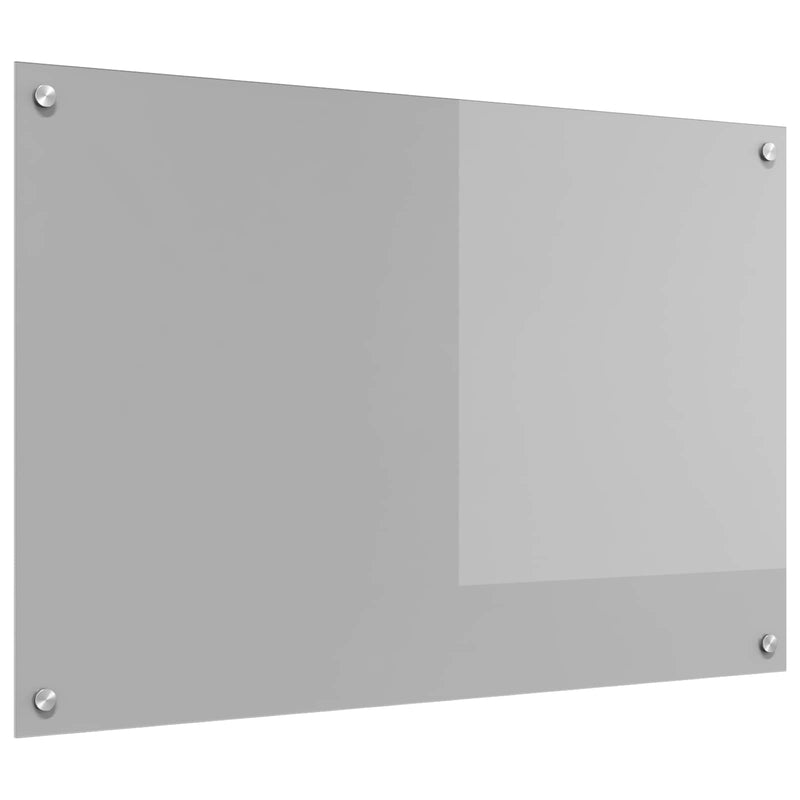 Load image into Gallery viewer, Vidaxl keuken spatscherm lichtgrijs 90 x 60 cm gehard glas
