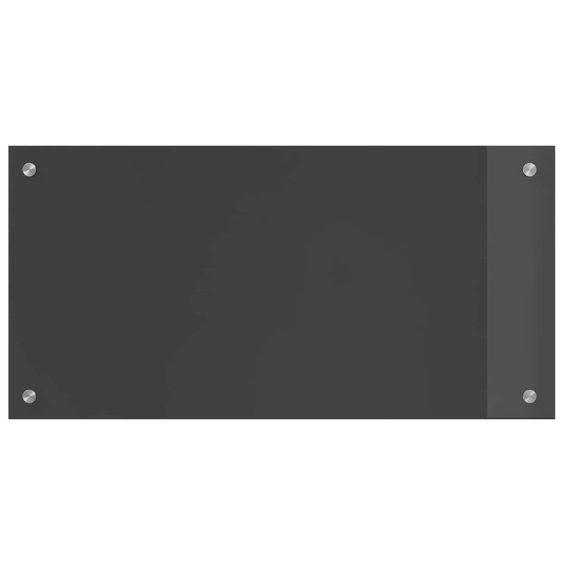 Load image into Gallery viewer, Vidaxl keuken spatscherm donkergrijs 80 x 40 cm gehard glas