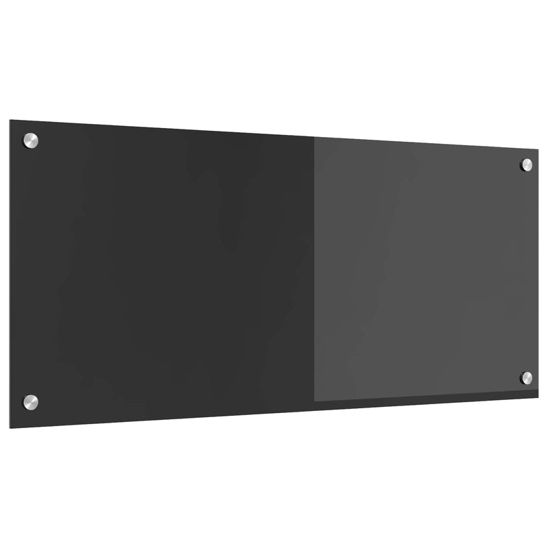 Load image into Gallery viewer, Vidaxl keuken spatscherm donkergrijs 90 x 40 cm gehard glas