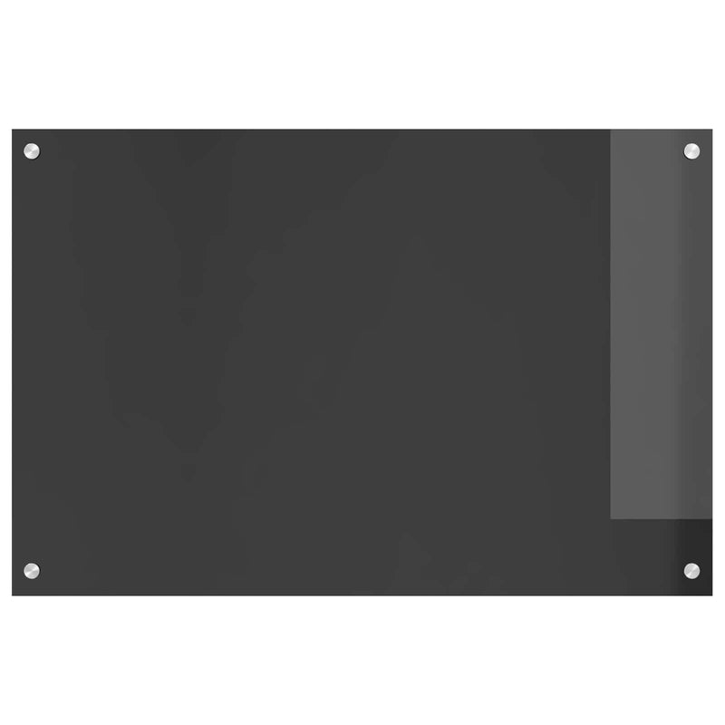 Load image into Gallery viewer, Vidaxl keuken spatscherm donkergrijs 90 x 60 cm gehard glas