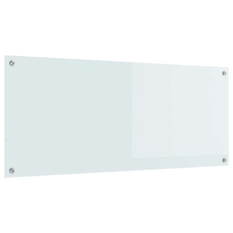 Load image into Gallery viewer, Vidaxl keuken spatscherm wit 120 x 50 cm gehard glas