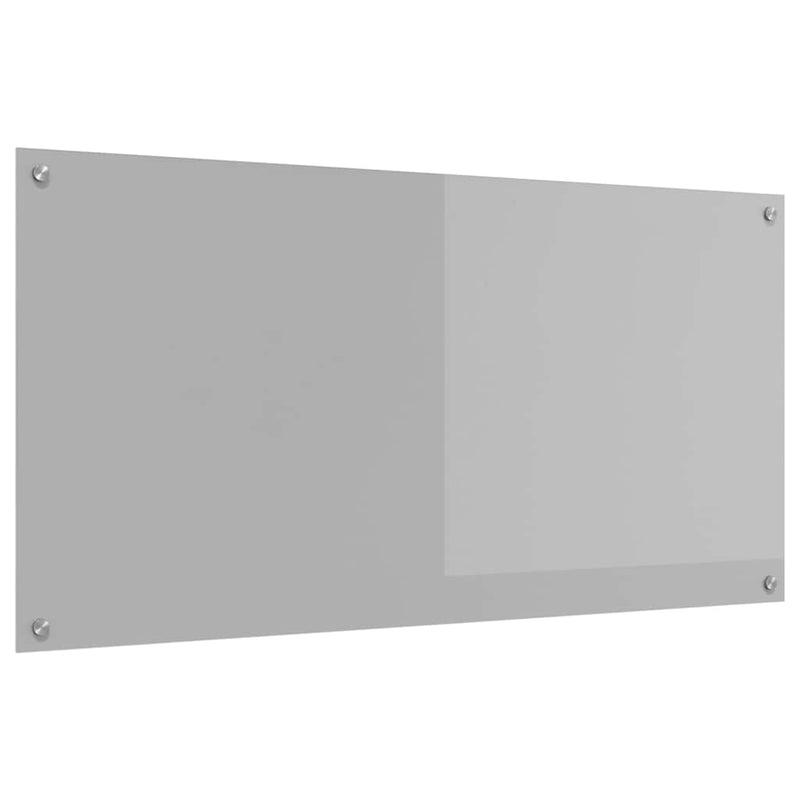 Load image into Gallery viewer, Vidaxl keuken spatscherm lichtgrijs 120 x 60 cm gehard glas